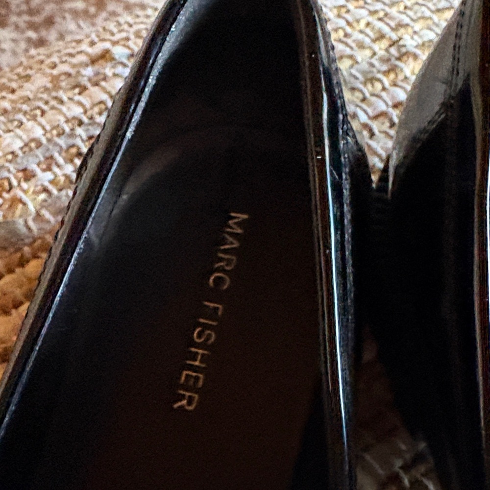 Marc Fisher Black and White Loafers - Picture 5 of 6